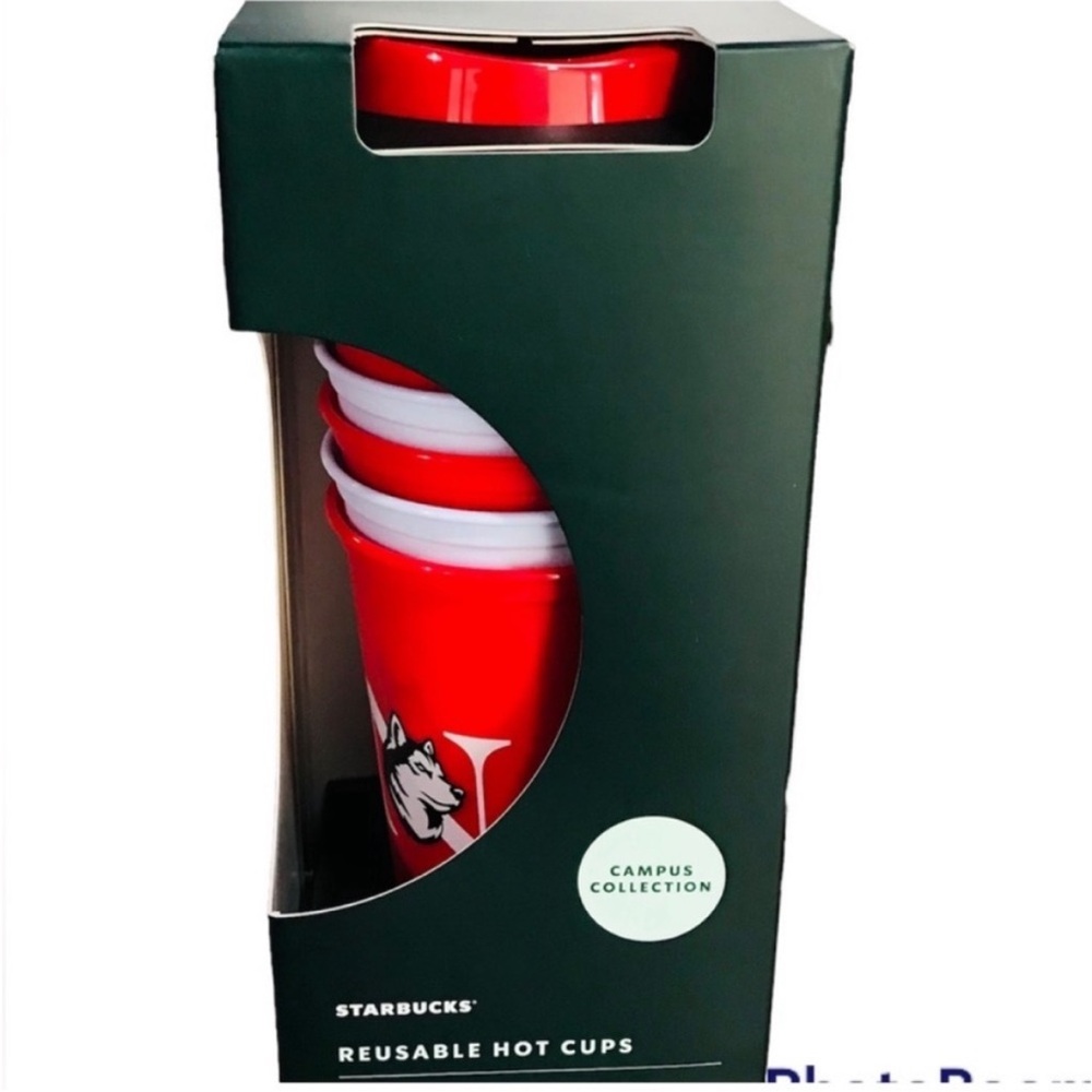 New Starbucks Northeastern University Reusable Hot Coffee
Cups Camus Collection
